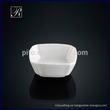 P &amp; T chaozhou fábrica de porcelana, platillo cuadrado, platos cuadrados